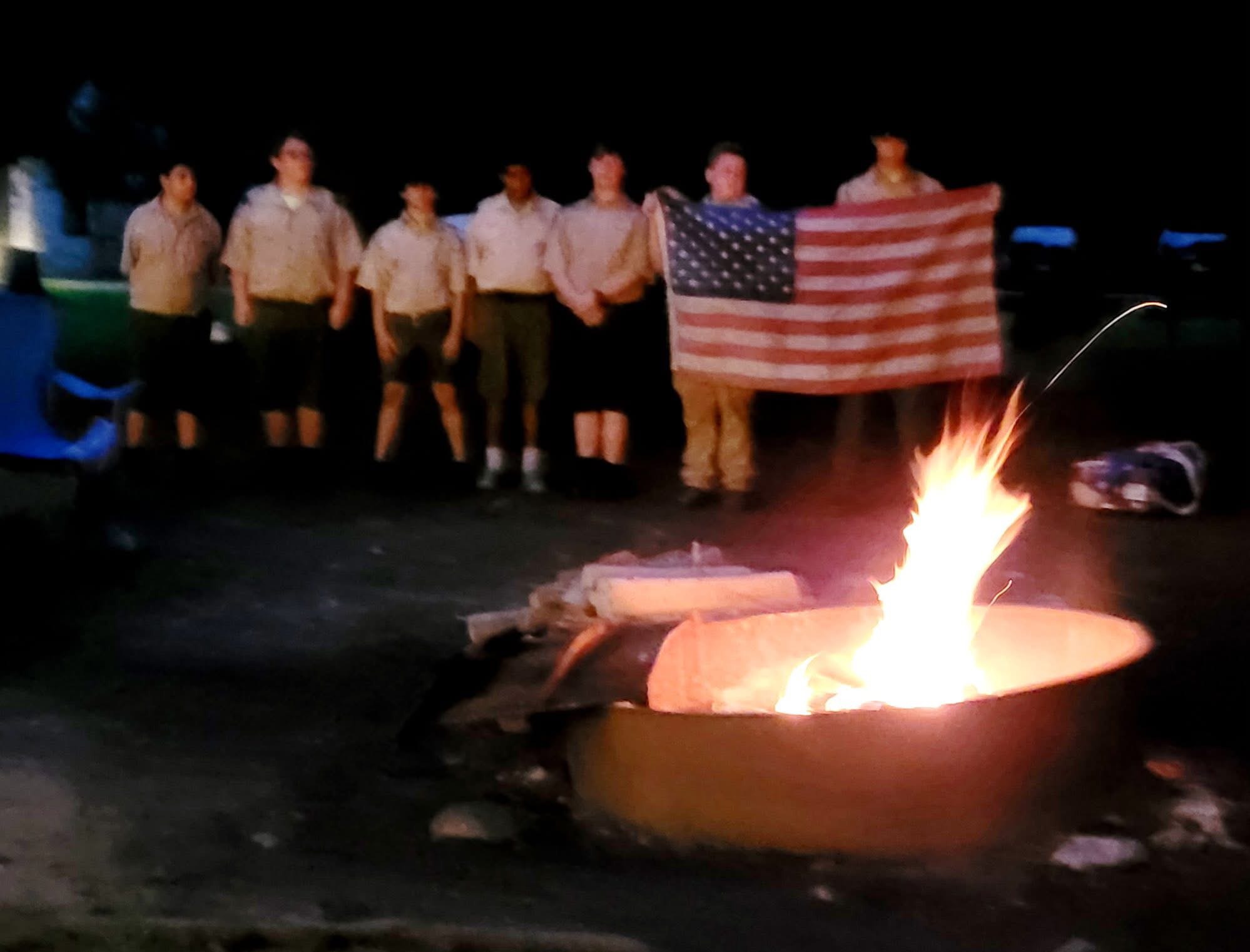 Scout Patrol Leader Council running a scout-led meeting